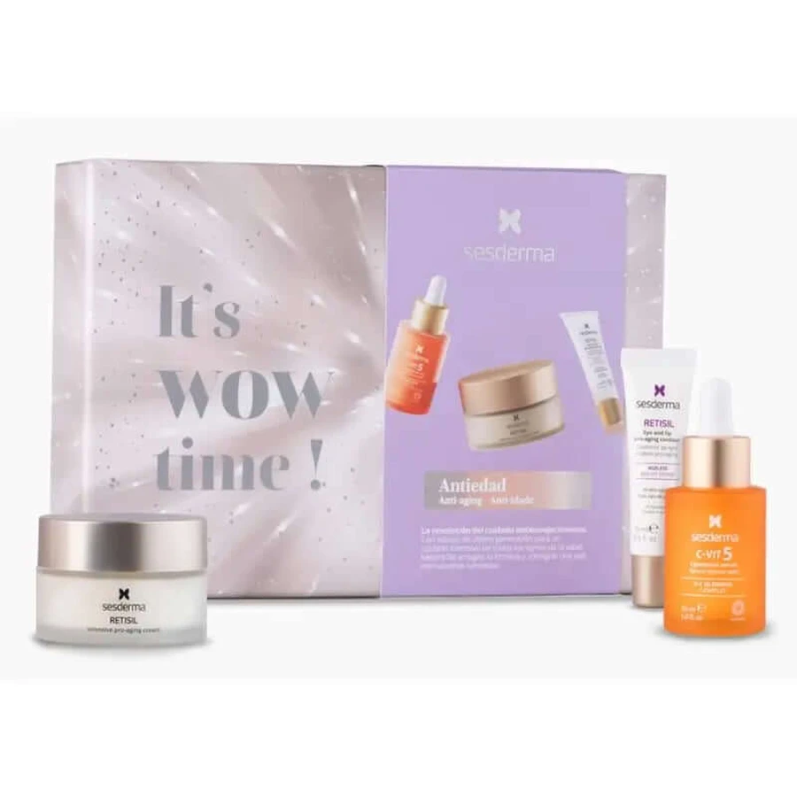 Sesderma C'est le moment d'en mettre plein la vue ! Pack anti-âge, 3 unités