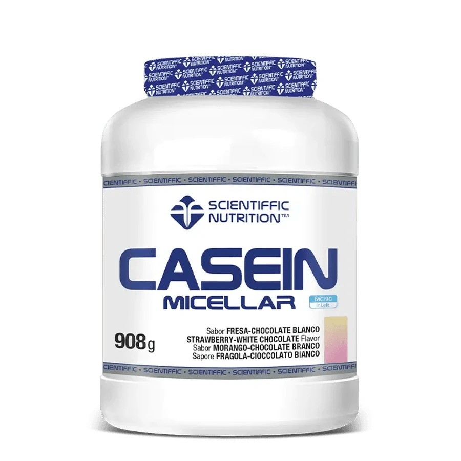 Scientiffic Nutrition Casein Fraise Chocolat Blanc, 908 g