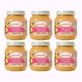 Babybio Piersică-măr, pachet 6 x 130 g