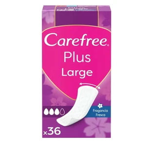 Carefree Plus Large Fresh Fragrance 36 Stück.