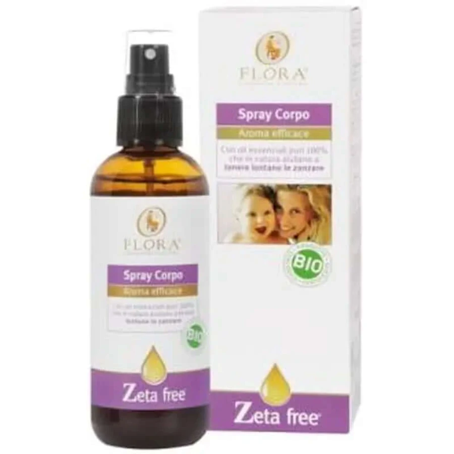 Flora Muggenwerende Lichaamsspray 100Ml. Bio