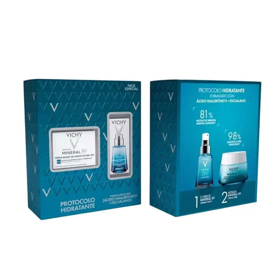 Vichy Minéral Chest 89 Moisturizing and Skin Barrier Reinforcement Protocol