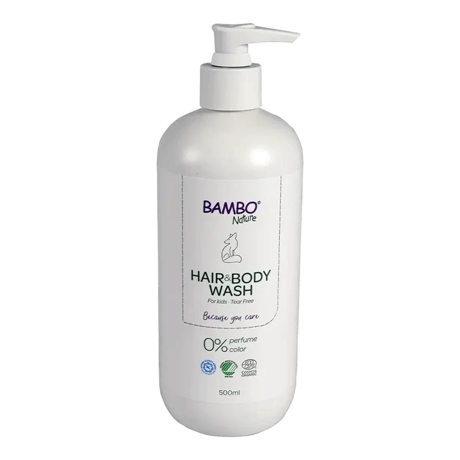 Bambo Nature Gel de bain et shampooing, 500 ml