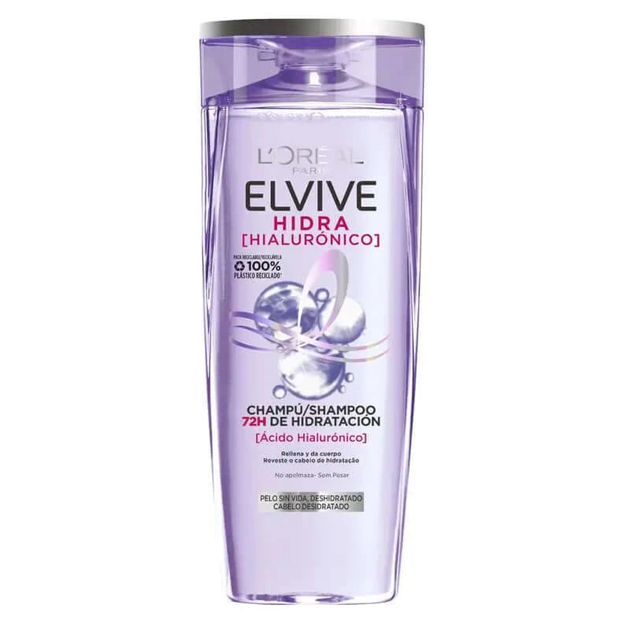 L'Oréal Paris Elvive Hydra Hyaluronic 72H Moisturizing Shampoo 380 Ml