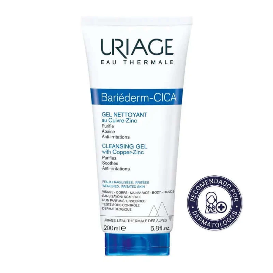 Uriage Bariéderm Cica Cleansing Gel, 200 ml
