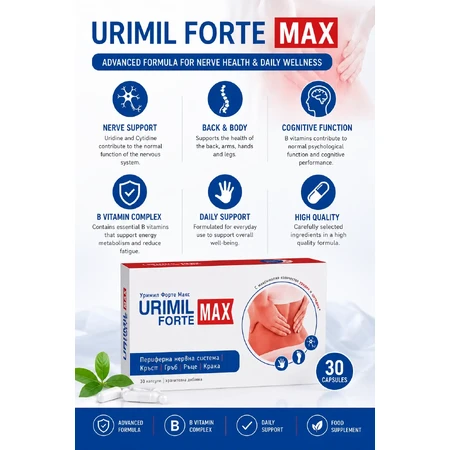 Urimil Forte Max, 30 capsules, Plantapol