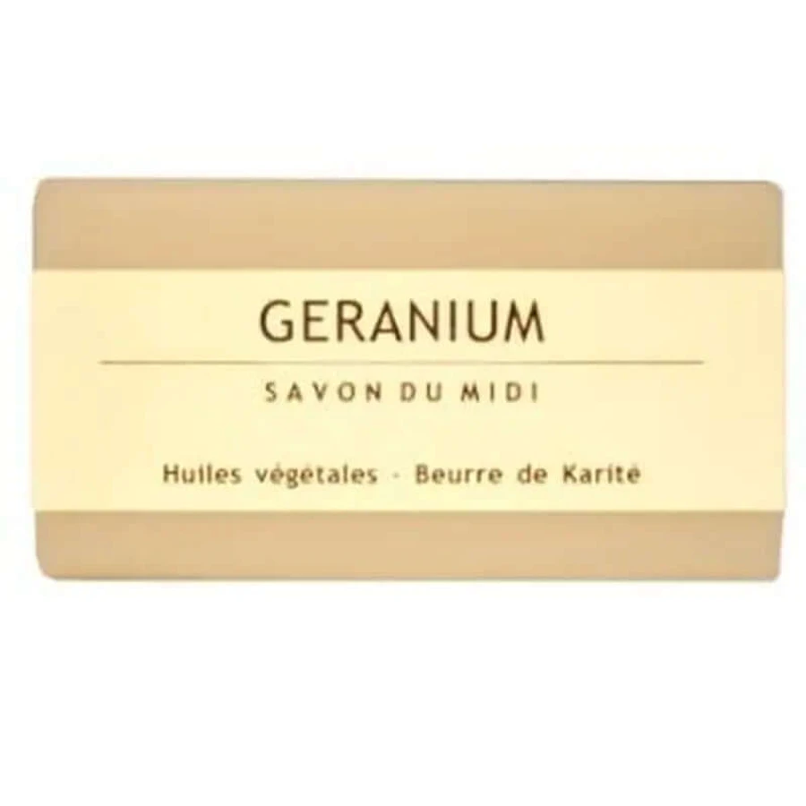 Savon Du Midi Geranium Soap Bar 100Gr. Bio