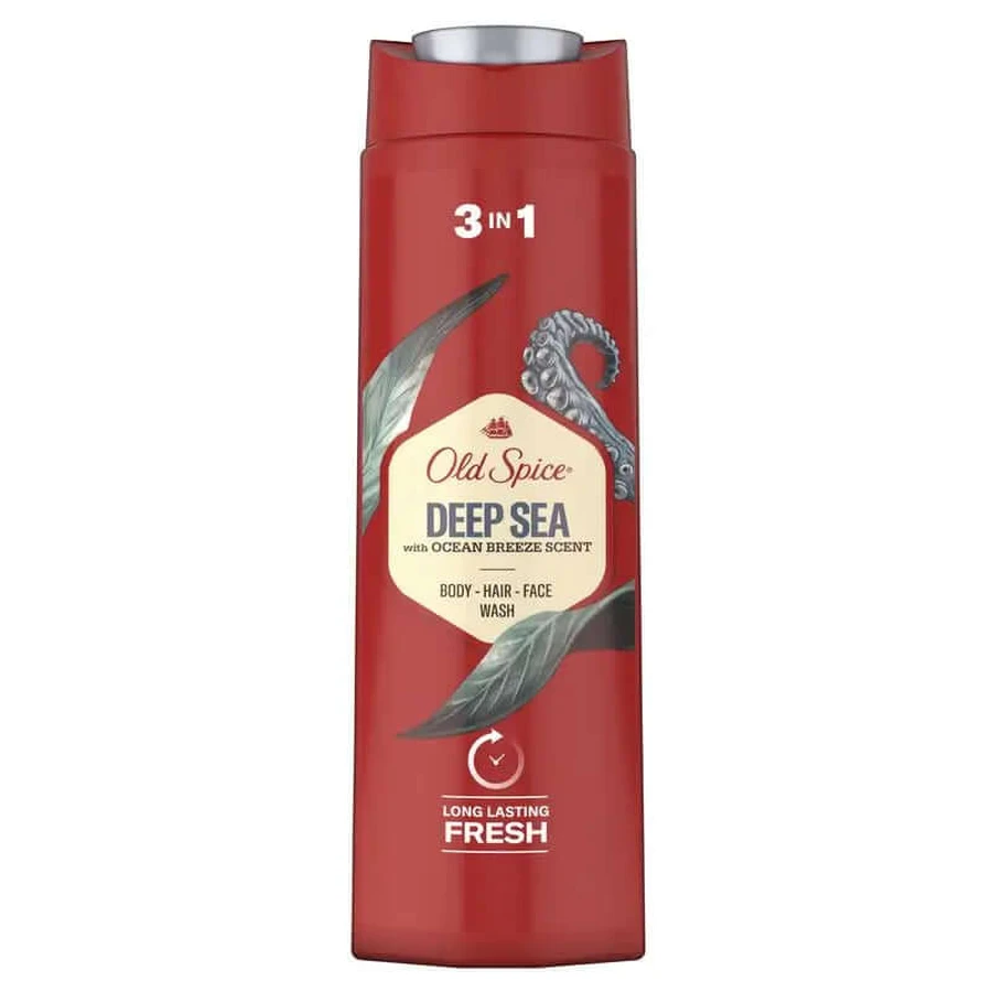 Gel doccia e shampoo Old Spice Deep Sea 400 ml