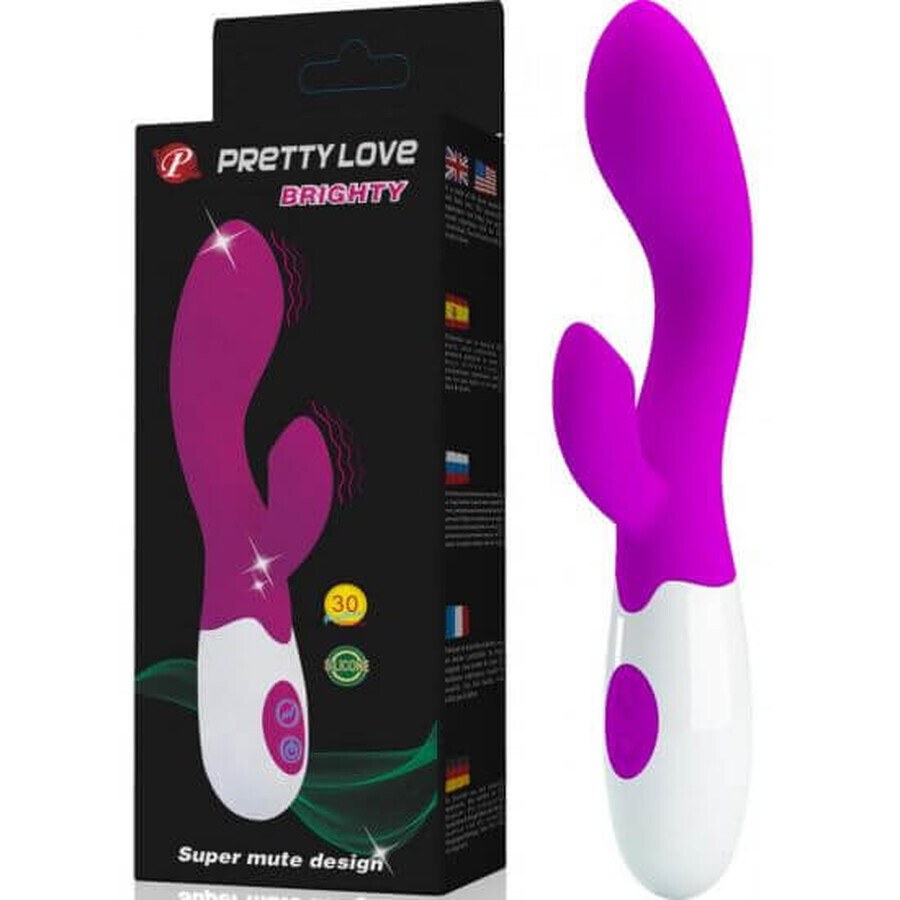 Vibrator tip rabbit Btrighty, 1 bucata, Pretty Love