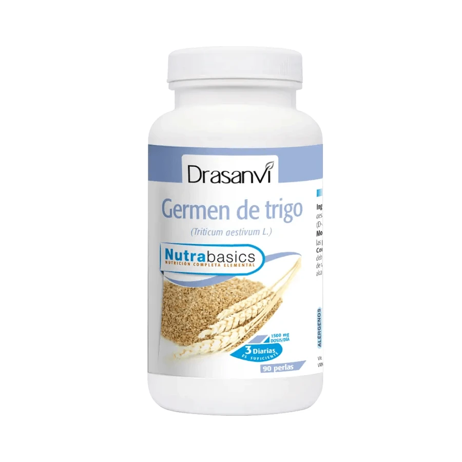Drasanvi Kiełki pszenicy 500Mg Nutrabasic słoik, 90 perełek: ceny i cechy