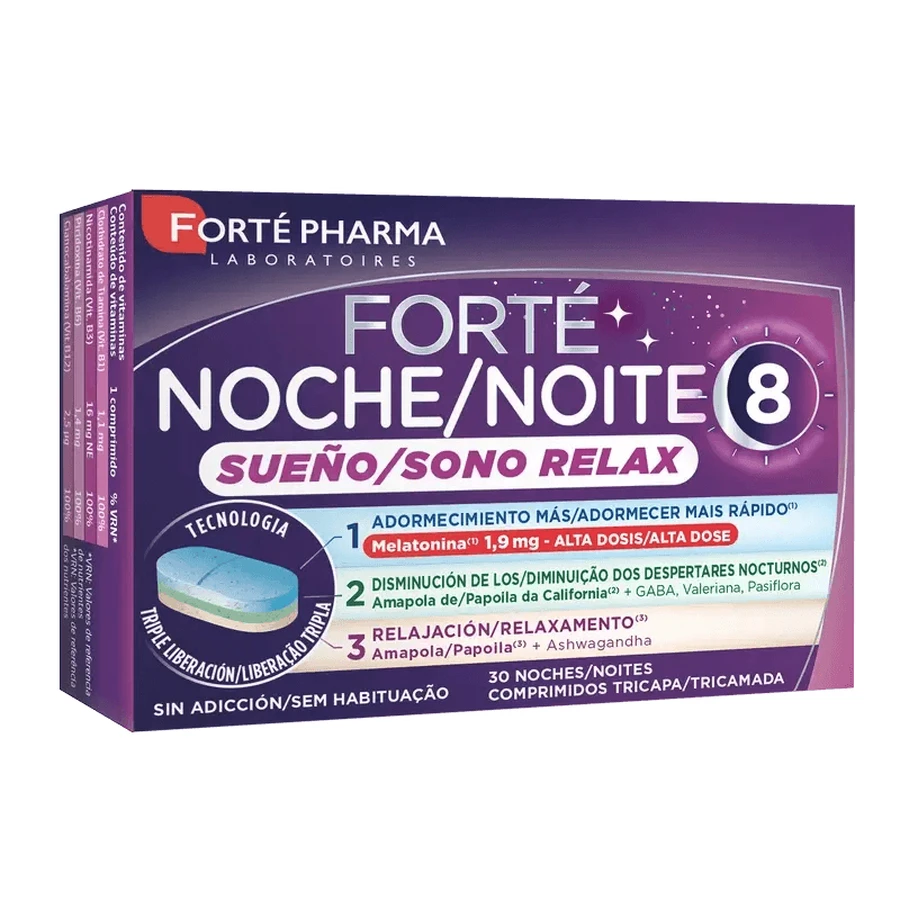 Forté Pharma Forte Night Sleep Relax, 30 tabletek: ceny i cechy