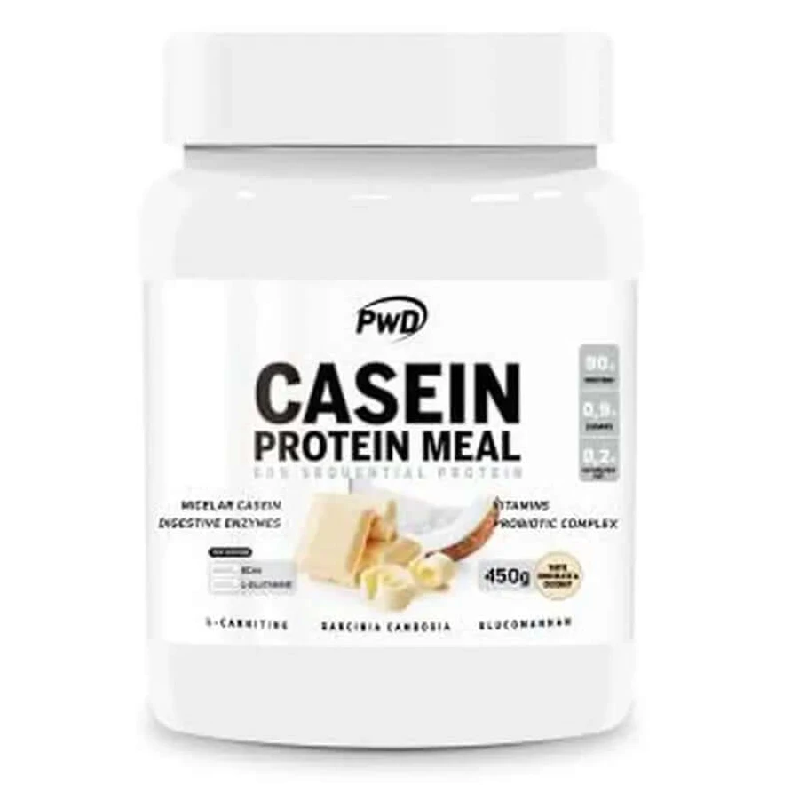 Pwd Casein Protein Meal Chocolat blanc noix de coco 450G