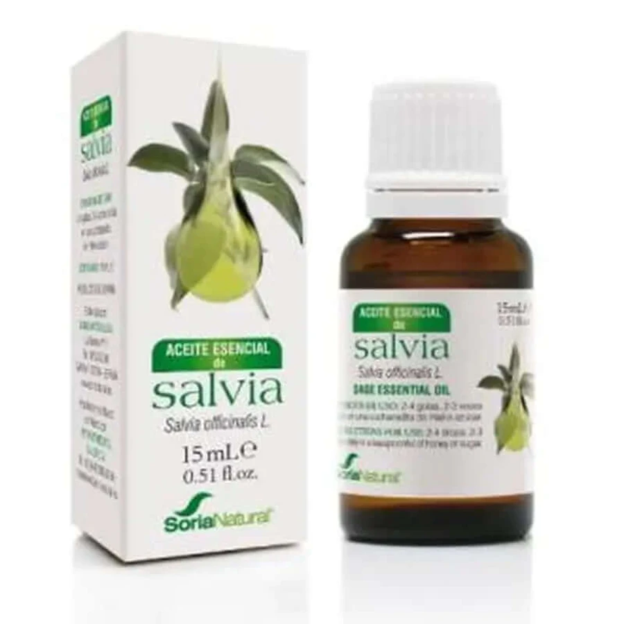 Soria Natuurlijke Salie Essentie 15Cc