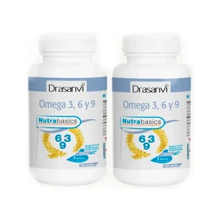 Drasanvi Omega 3-6-9 1000Mg Nutrabasicos Pot , 2X100 Perle