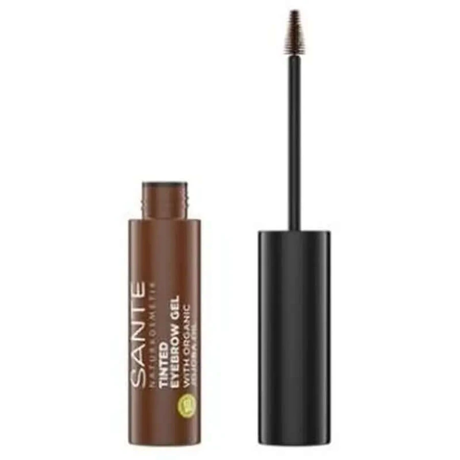 Gel de tratament pentru sprâncene Sante Naturkosmetik Colour 02 Brownie 3,5Ml
