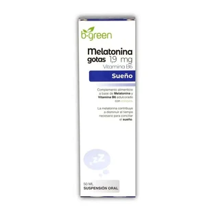 B'Green Gouttes de mélatonine, 50 ml