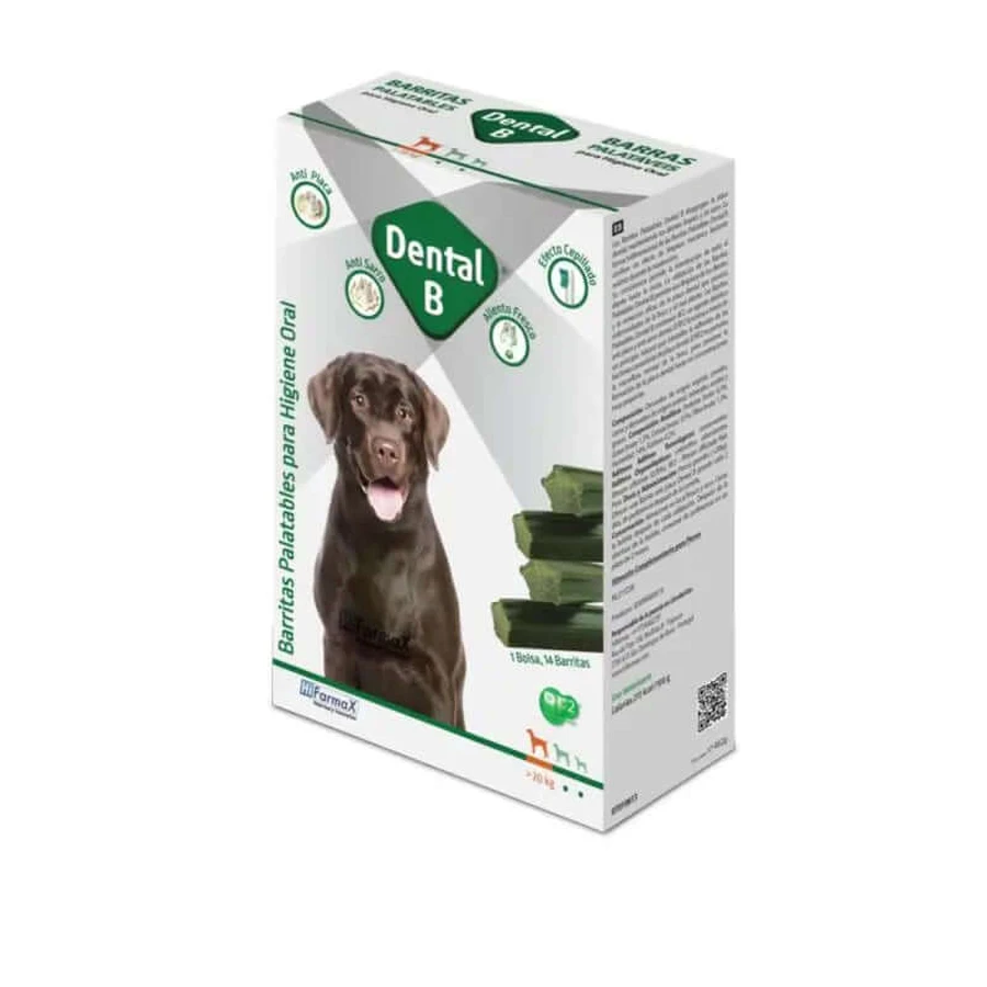 Dental-B "L" +20 Kg, 14 Barres pour chiens