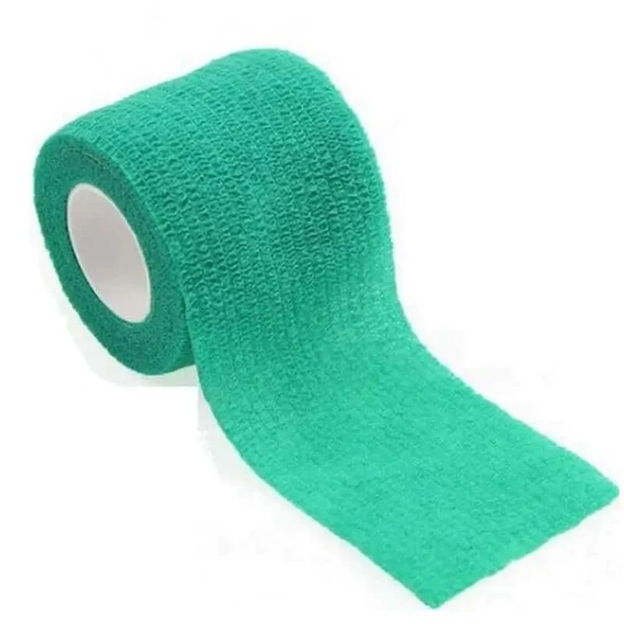Cohesief Verbandband Groen 10Cmx4,5M, 1Ud