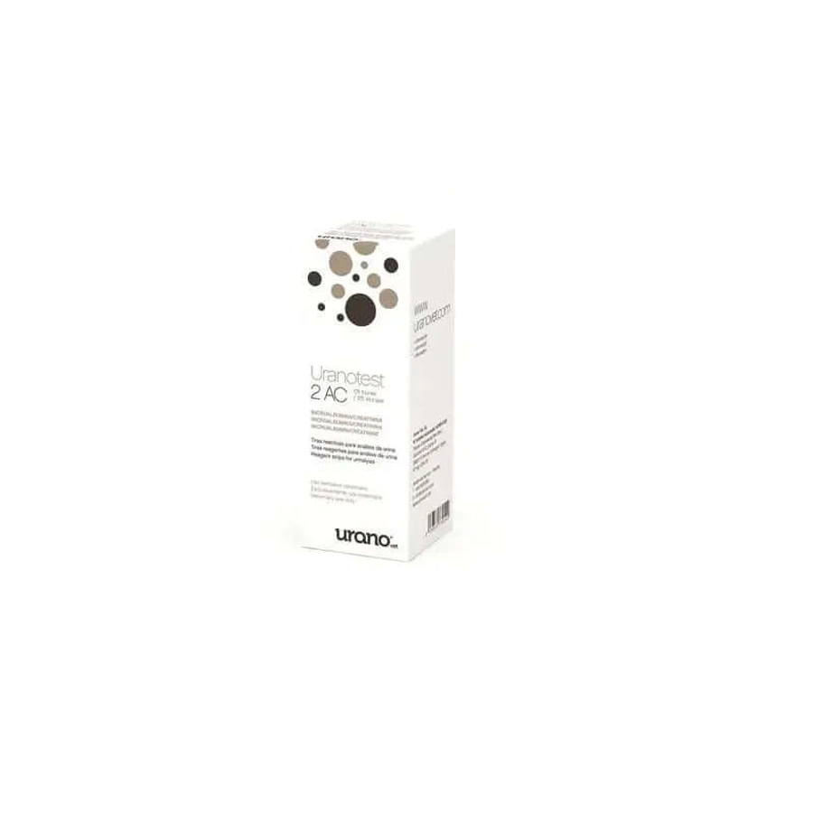 Bandelettes urinaires Uranotest 2Ac 25Pcs.