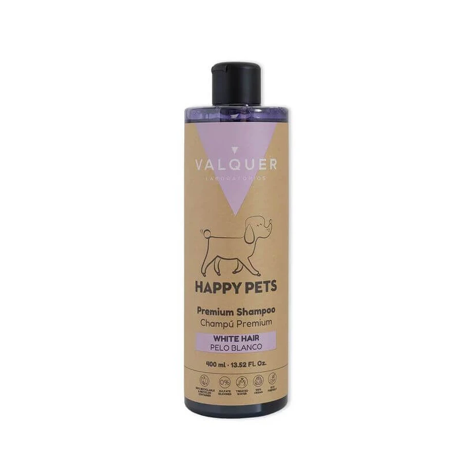 Valquer Laboratorios Pets Șampon Premium Păr alb, 400 ml