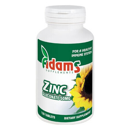 Zinc  50mg, 120 tablete, Adams Vision