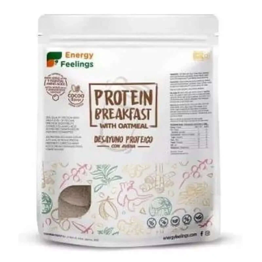 Energy Feelings Petit Déjeuner Protéiné Cacao 1Kg. Eco