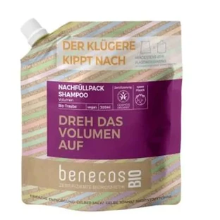Benecos Druif Volume Shampoo 500ml navulling. Bio Veganistisch