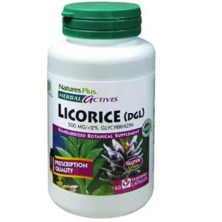 Natures Plus Lakritze (Dgl) Lakritze500Mg, 60 Kapseln Pflanzliche Wirkstoffe