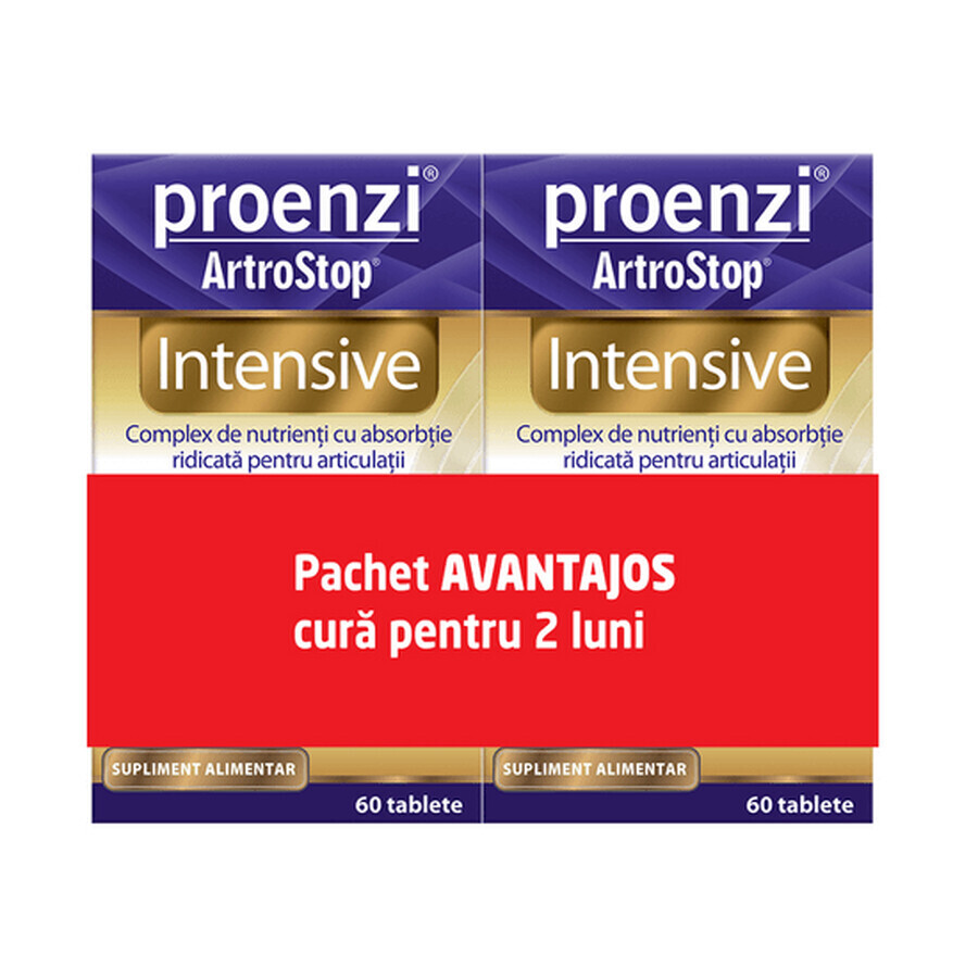 Proenzi Artrostop Intensiv-Paket, 60 Tabletten + 60 Tabletten, Walmark
