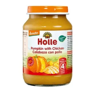 Holle Bio-Kürbis mit Huhn, 190 g