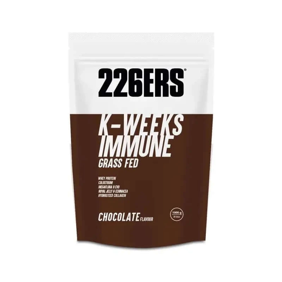 226Ers K-Weeks Immune Grass Fed Protein Shake Chocolat, 1000 g