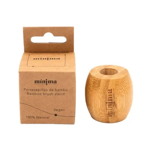 Porta-spazzolino in bambù di Minima Organics