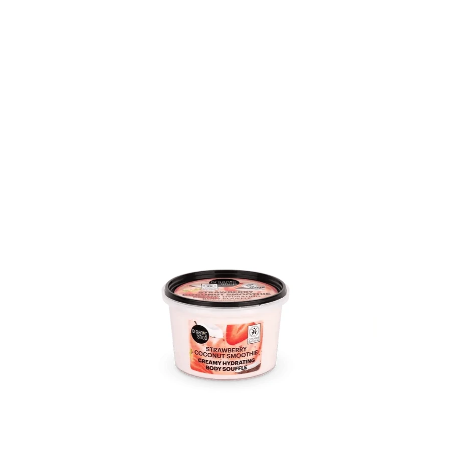 Organic Shop Crème hydratante à la fraise et à la noix de coco, 250 ml