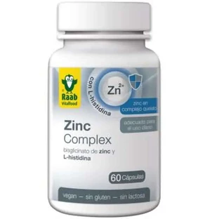 Raab Vitalfood Complexe de Zinc 500Mg 60Caps Sg Vegan