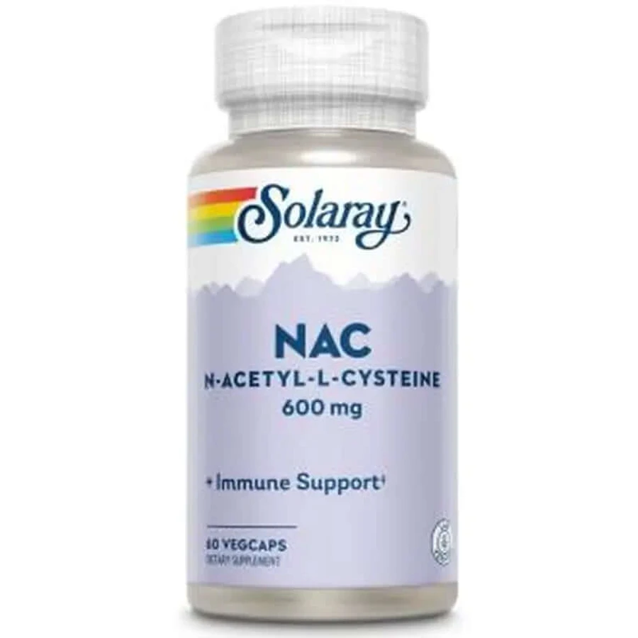 Solaray Nac 600Mg 60V Capsule