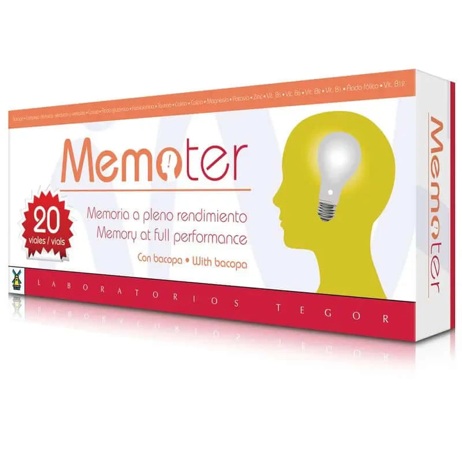 Tegor Memoter mit Bacopa, 20 Fläschchen à 10 ml