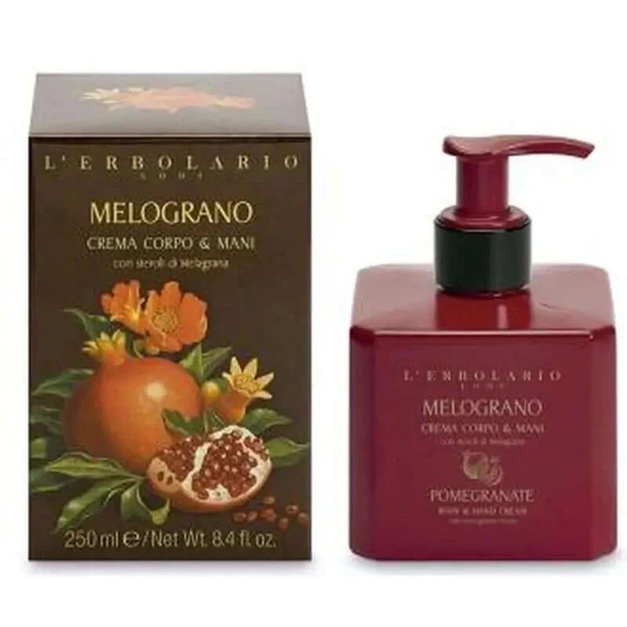 L'Erbolario Melograno Krem do ciała i rąk 250 ml: ceny i cechy