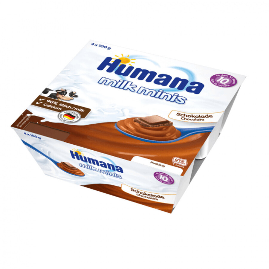 Schokoladenpudding, +10 Monate, 4x100 g, Humana