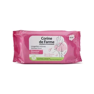 Corine De Farme Soft Wipes Adult Intimate Hygiene , 20 units
