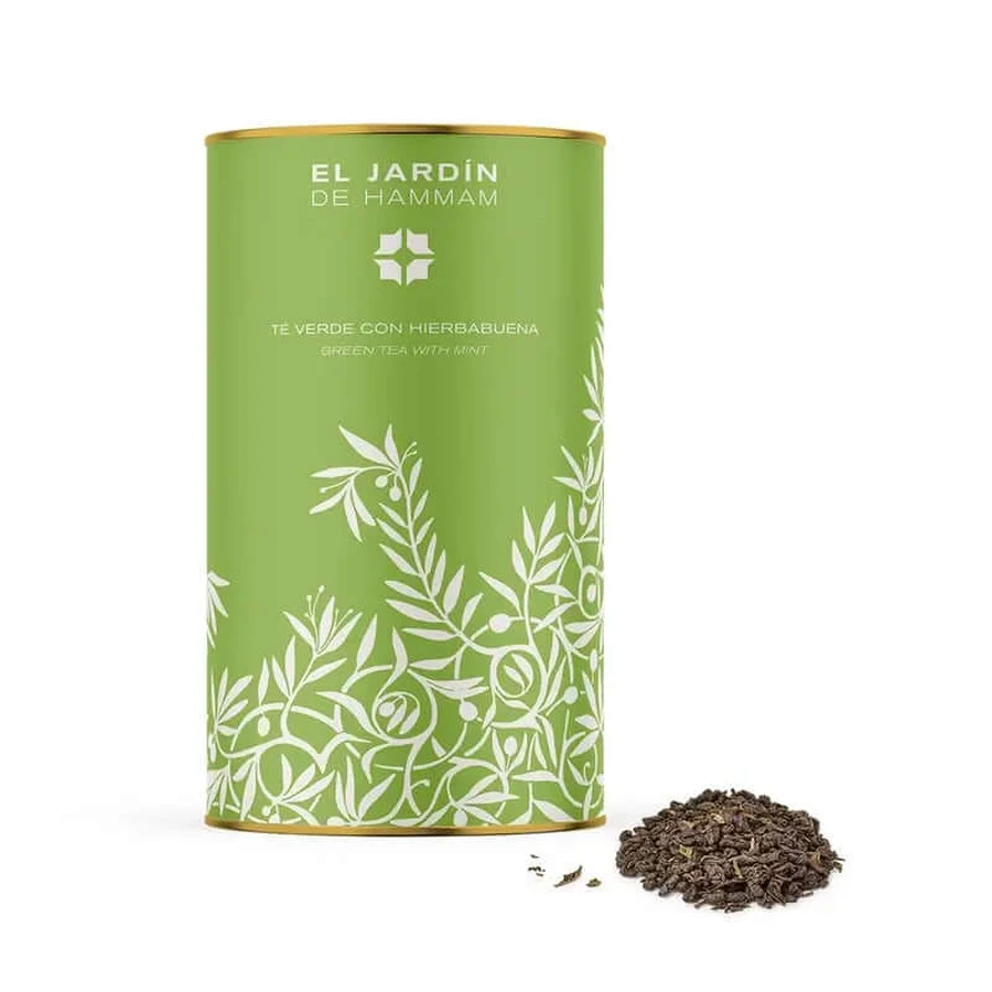 Tè verde con menta piperita del Giardino Hammam , 100 grammi