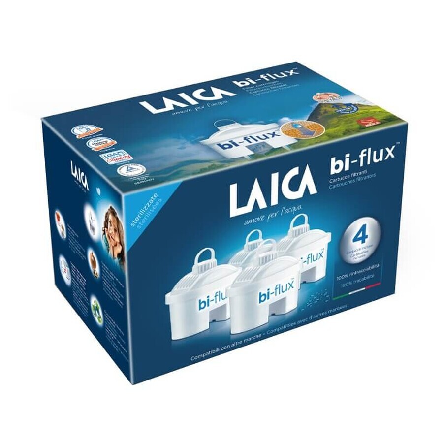 Bi-Flux Filterpatronen, 3 + 1 Stück, Laica