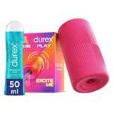 Durex Pack Masturbator, Slide & Ride + Freshness Gleitmittel, 50 Ml
