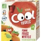 Vitabio Cool Fruits De Manzana, Fresa Y Arándano 90 Gr, 4 unidades