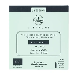 Drasanvi Vitaroms Laurier etherische olie Bio , 5 ml