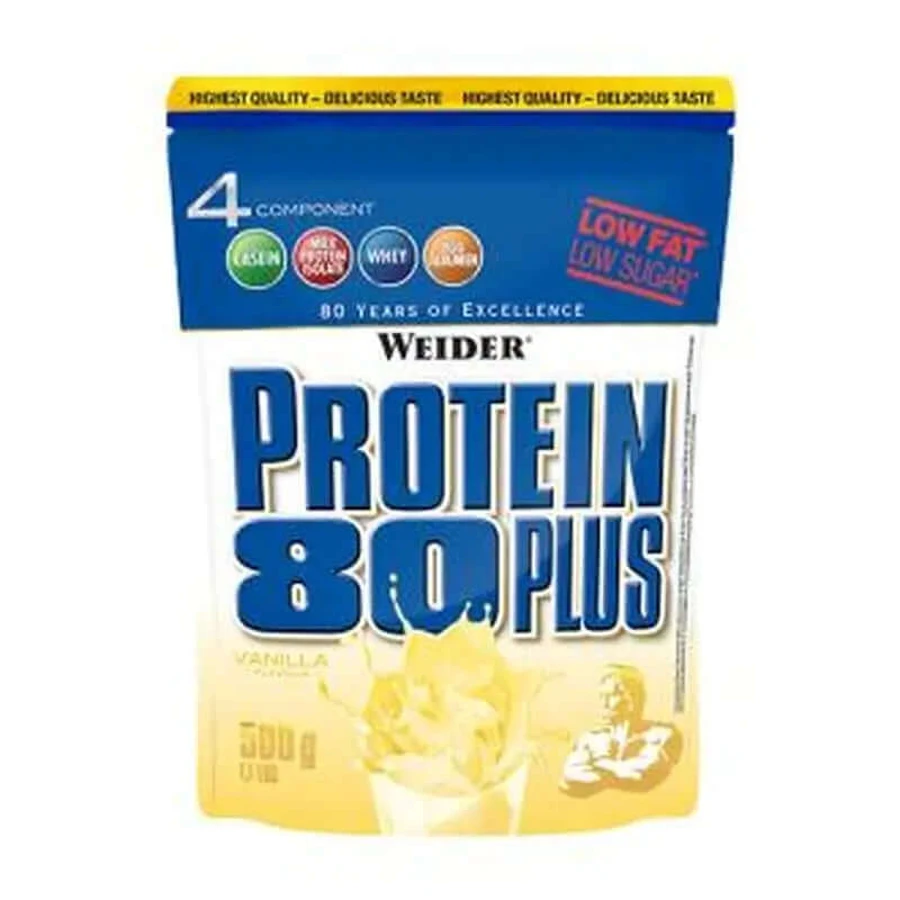 Weider Weider Eiwit 80 Plus Vanille 500Gr