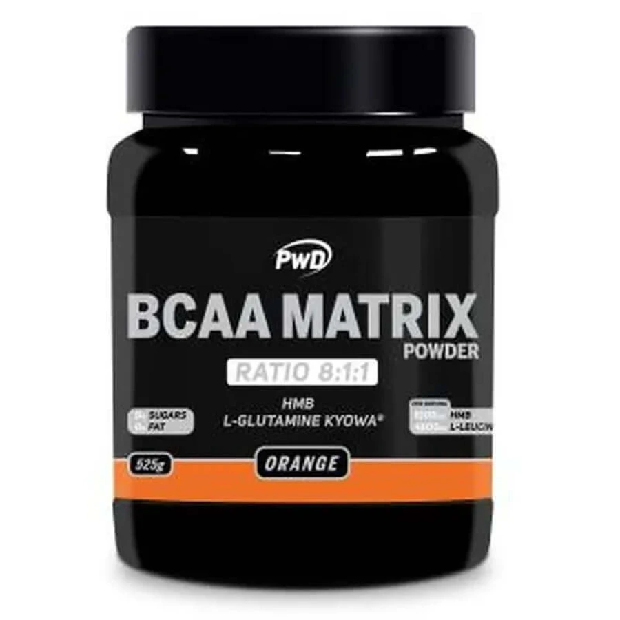 Pwd Bcaa Matrix Sinaasappelsmaak 525Gr
