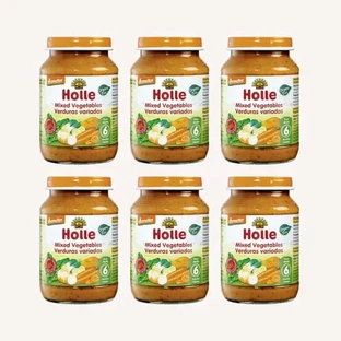 Holle Tarrito Verduras Variadas, 6 Unidades
