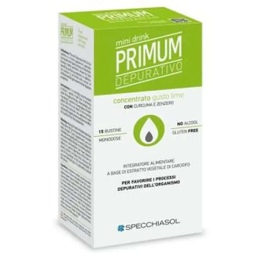 Specchiasol Primum Drainage Kurkuma-Gember 15Minidrankjes