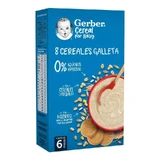 Gerber 8 Cereales Galleta, 475 gr