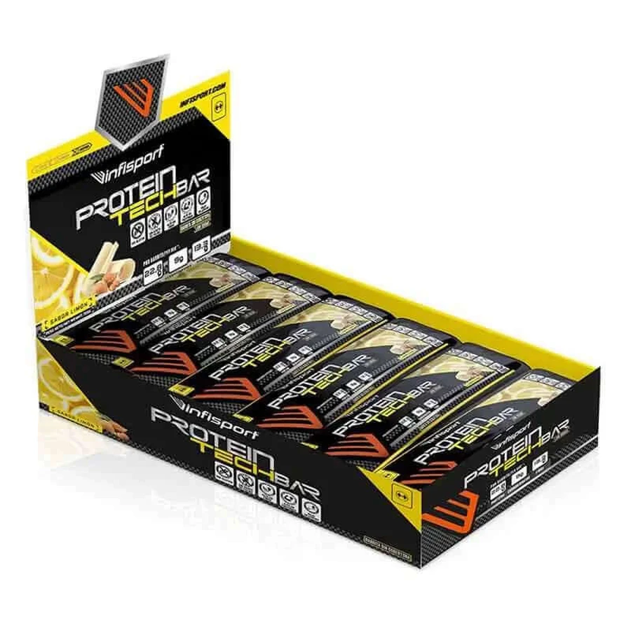 Infisport Protein Tech Bar Lemon Box 12 sztuk x 60 gramów: ceny i cechy